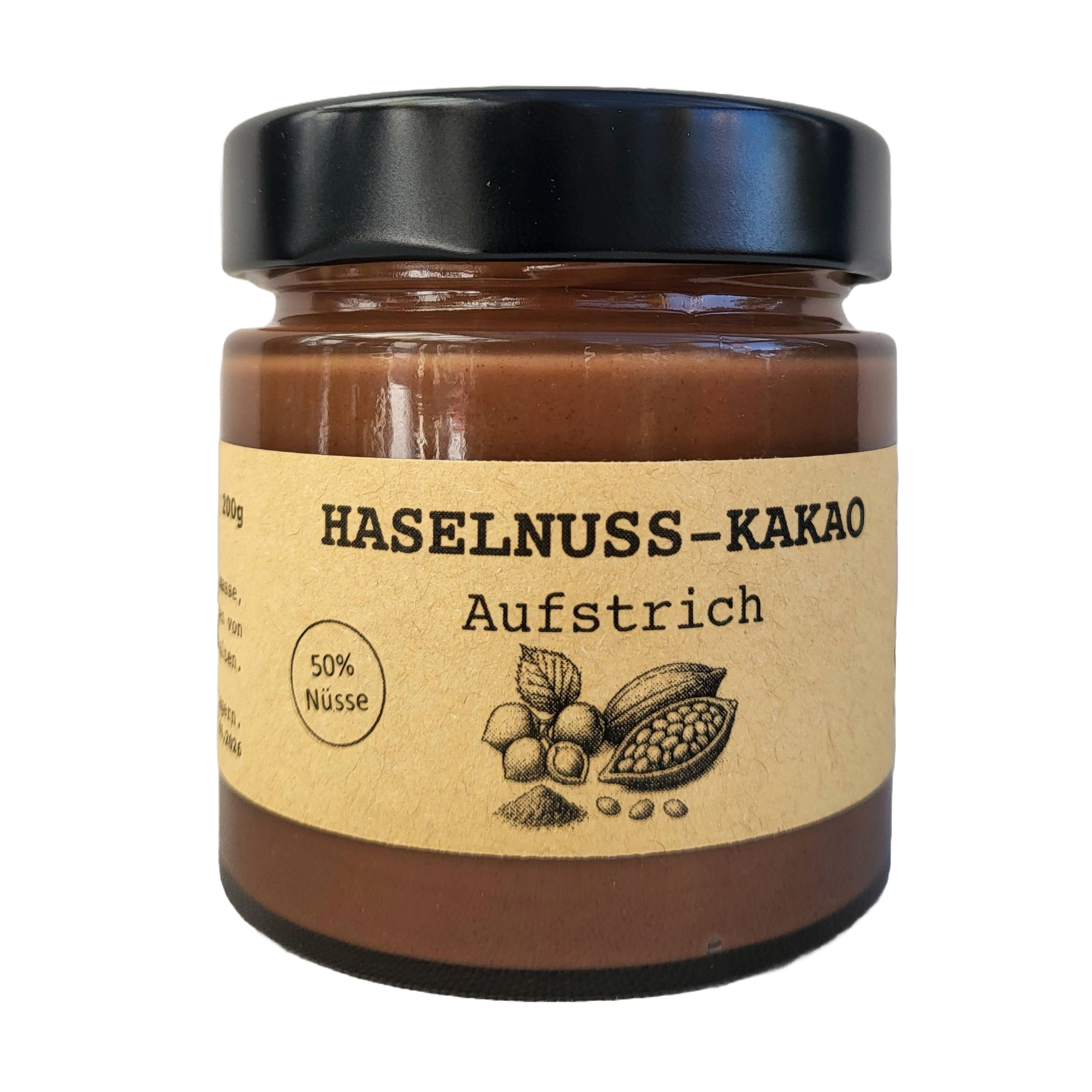 Haselnuss-Kakao Aufstrich – 50% Nüsse und nur 4 Zutaten!