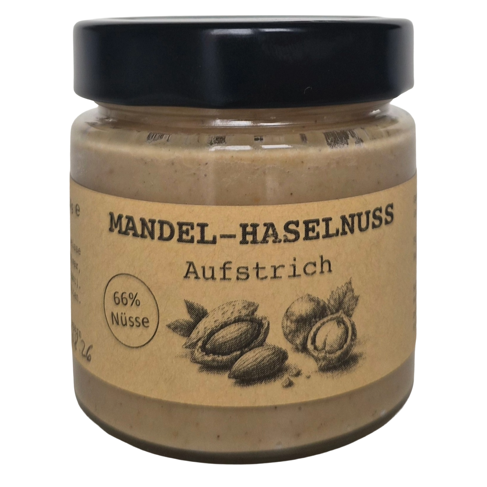 Mandel-Haselnuss Aufstrich – 66% Nüsse