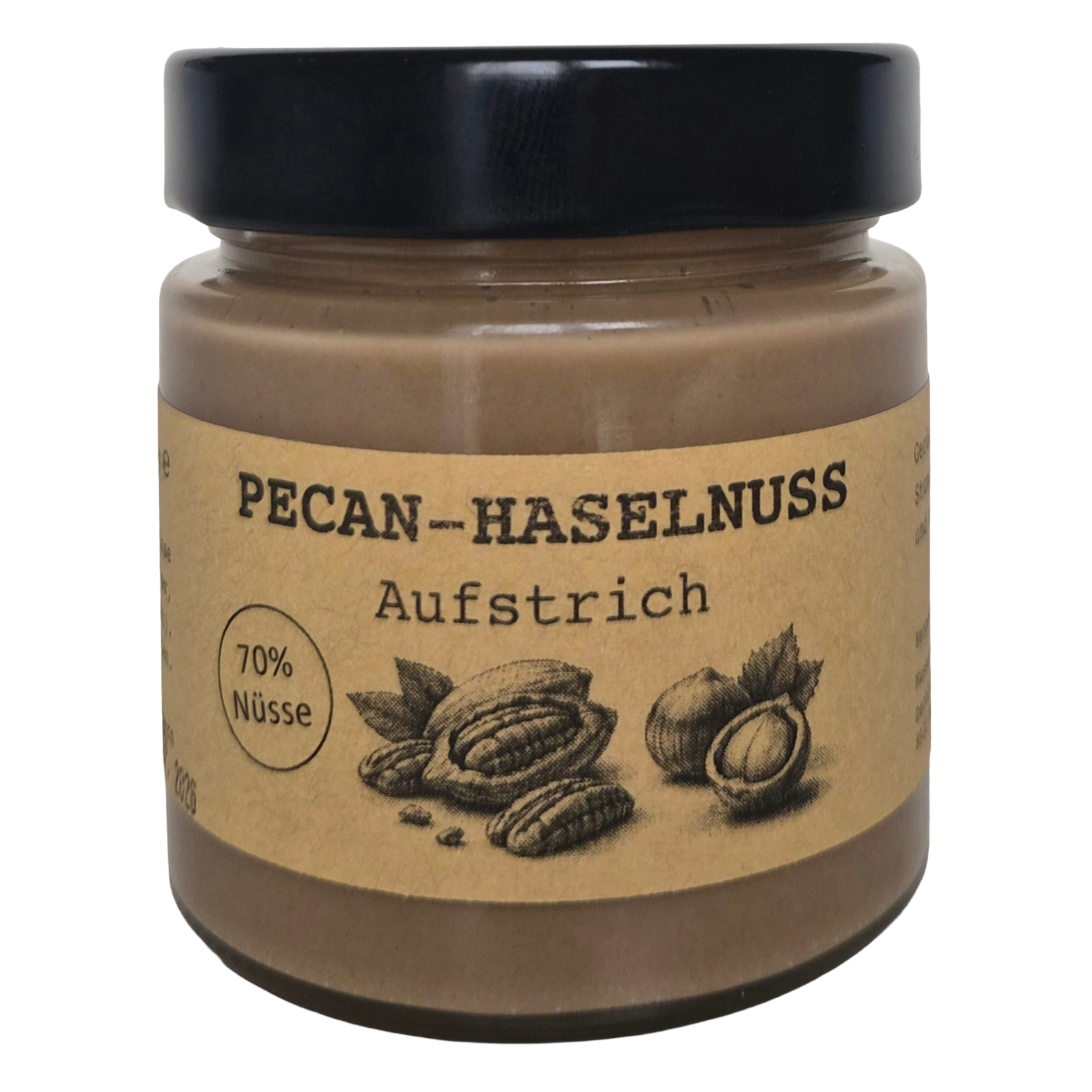 Pecan-Haselnuss Aufstrich – 70% Nüsse
